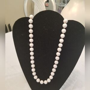 White (color) Beads w/tiny Gold Beads